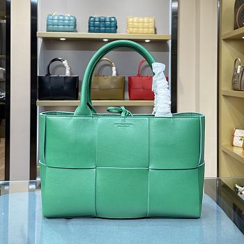 Bottega Veneta Calfskin SLIP Tote Handbag Green – 44052 – 36x24x12cm