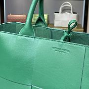 Bottega Veneta Calfskin SLIP Tote Handbag Green – 44052 – 36x24x12cm - 6