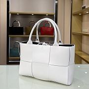 Bottega Veneta Calfskin SLIP Tote Handbag White – 44052 – 36x24x12cm - 3