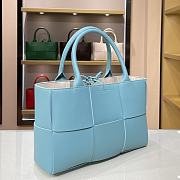 Bottega Veneta Calfskin SLIP Tote Handbag Blue – 44052 – 36x24x12cm - 2