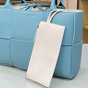 Bottega Veneta Calfskin SLIP Tote Handbag Blue – 44052 – 36x24x12cm - 5