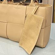 Bottega Veneta Calfskin SLIP Tote Handbag Beige – 44052 – 36x24x12cm - 6