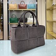 Bottega Veneta SLIP Tote Inner Leather Deep Brown – 44052 – 36x24x12cm - 3