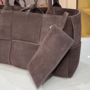 Bottega Veneta SLIP Tote Inner Leather Deep Brown – 44052 – 36x24x12cm - 5