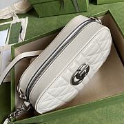 Gucci GG Marmont Crossbody Bag Full White – 447632 – 24x12x7cm - 2