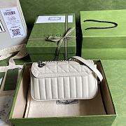 Gucci GG Marmont Bag Full White – 446744 – 23x14x6cm - 2