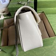 Gucci GG Marmont Bag Full White – 443497 – 26x15x7cm - 6