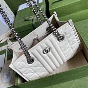 Gucci GG Marmont Shoulder Bag Full White – 681483 – 26.5x19x11cm - 3