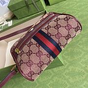 Gucci Ophidia Burgundy Canvas – 17.5x17x5.5cm - 6