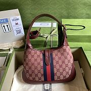 Gucci  Jackie 1961 Shoulder Bag Burgundy – 28x19x4.5cm - 2