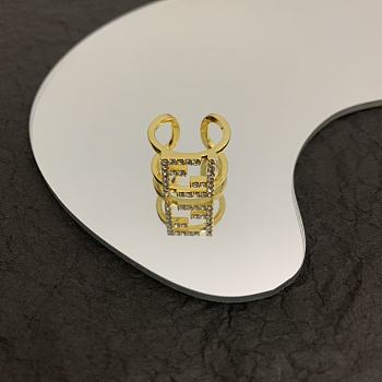 Fendi O’lock Ring Gold-colored