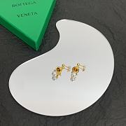 Bottega Veneta Stud Earrings With Pearl Gold  - 5