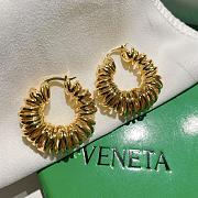 Balenciaga Curl Yellow Gold Earrings - 4