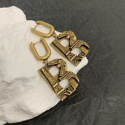 Balenciaga B Chain Gold Earrings - 2