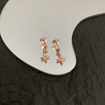 Louis Vuitton Idylle Blossom Ear Stud, Pink Gold And Diamond Per Unit Earrings - Q96169