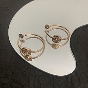 Louis Vuitton Idylle Blossom Hoops, Gold/Rose Gold And Diamonds - Q96837 - 2