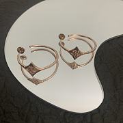 Louis Vuitton Idylle Blossom Hoops, Pink Gold/Silver And Diamonds - Q96839 - 3