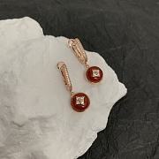 Louis Vuitton B Blossom Earrings, Yellow Gold, White Gold, Cornelian And Diamonds - Q96899 - 1