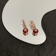 Louis Vuitton B Blossom Earrings, Yellow Gold, White Gold, Cornelian And Diamonds - Q96899 - 4