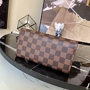 Louis Vuitton Brown Grid Wallet - N60491 – 19x10 cm - 3