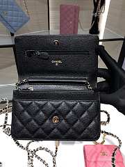 Chanel WOC 21K Caviar Leather Black  –19cm - 4