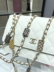 Chanel WOC 21K Caviar Leather White  –19cm - 4