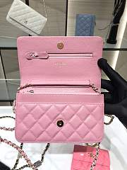 Chanel WOC 21K Caviar Leather Pink –19cm - 2