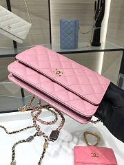 Chanel WOC 21K Caviar Leather Pink –19cm - 5