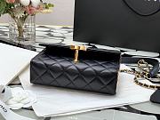 Chanel 21K Portable Mirror Box Bag Black – 99105 – 12x5x17cm - 3