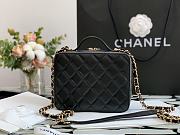 Chanel 21K Vanity Case Gold-Black – 14.5x18.5x7.5 cm - 6