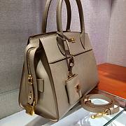 Prada Calf Leather Beige Handbag – lBA046 –30x22 cm - 6