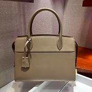 Prada Calf Leather Beige Handbag – lBA046 –30x22 cm - 5