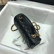 Chanel Classic Black Caviar Top Handles - 20×14×7cm - 6