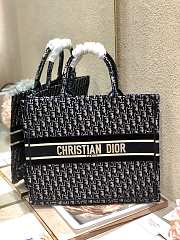 DIOR BOOK TOTE OBLIQUE BULE BAG 1286  - 1