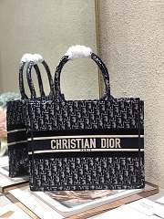 DIOR BOOK TOTE OBLIQUE BULE BAG 1286 TIKONE 02 - 1