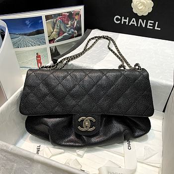  Chanel Vintage Black Caviar Bag - 30×18×4cm