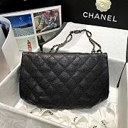  Chanel Vintage Black Caviar Bag - 30×18×4cm - 6