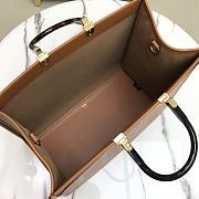 Fendi Sunshine Brown Large Tote - 40.5x21.5x35cm - 5