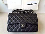 CHANEL FLAP BAG CAVIAR 30 CM  - 1