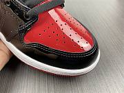 Air Jordan 1 High OG Bred Patent 555088-063  - 4