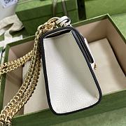 Gucci Padlock Small In White & Beige - 20×12.5×8cm  - 4