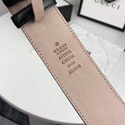 GUCCI GG SILVER BUCKLE BELT - 6