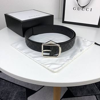 GUCCI SILVER BUCKLE 449716 40mm 