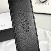 GUCCI SILVER BUCKLE 449716 40mm  - 5