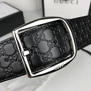 GUCCI SILVER BUCKLE 449716 40mm  - 4