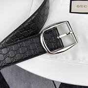 GUCCI SILVER BUCKLE 449716 40mm  - 3