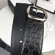 GUCCI SILVER BUCKLE 449716 40mm  - 2