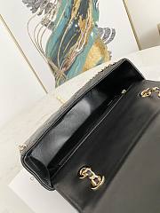 Chanel Flap Bag lambski black 02868 - 4