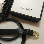 Gucci Belt Gold Buckle - 3