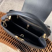 Louis Vuitton Medium Black Capucines M55366 - 31x20x11cm - 2